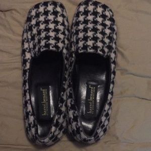 Houndstooth loafers